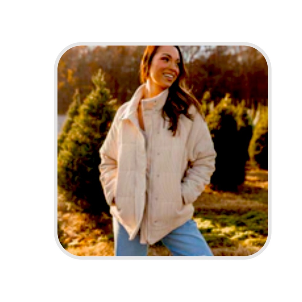 The Post Isabella Corduroy Puffer Jacket